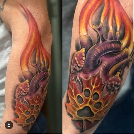 Tattoos - Flame Heart - 135088